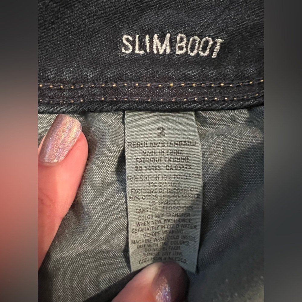 Women's American Eagle Dark Blue Jeans - Picture 7 of 8